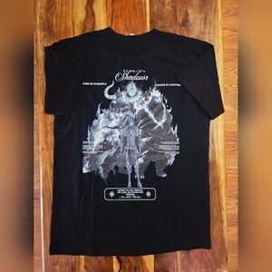 Born Of Shadows/Solo Leveling Collab Men's Black Graphic T-Shirt
